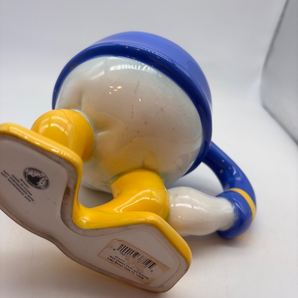Disney Theme Parks Donald Duck 'Donald' Feet Novelty Ceramic Coffee Mug - Picture 12 of 16